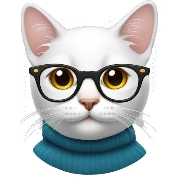 cat with glasses emoji