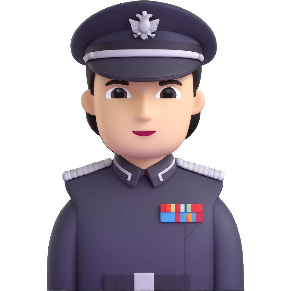 Star Wars Imperial officer in uniform emoji