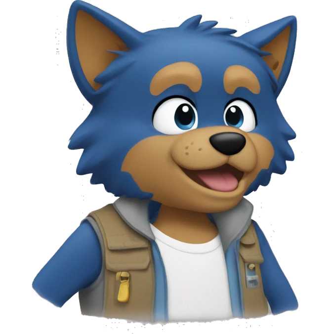 Bluey with Jordan’s emoji