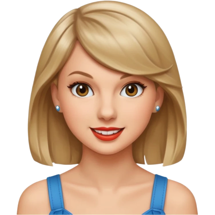 Taylor Swift smile emoji