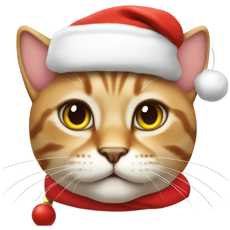 Cat Santa  emoji