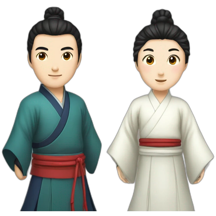 wei wuxian and lan wangji - mo dao zu shi emoji