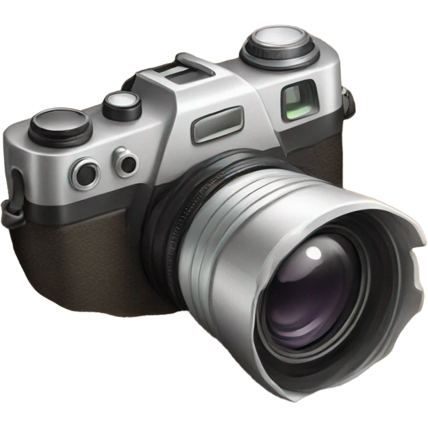 camera lying on the sand at the beach near the water emoji