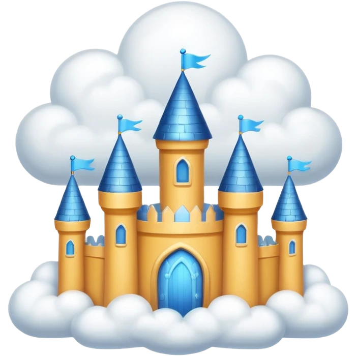cloud castle emoji