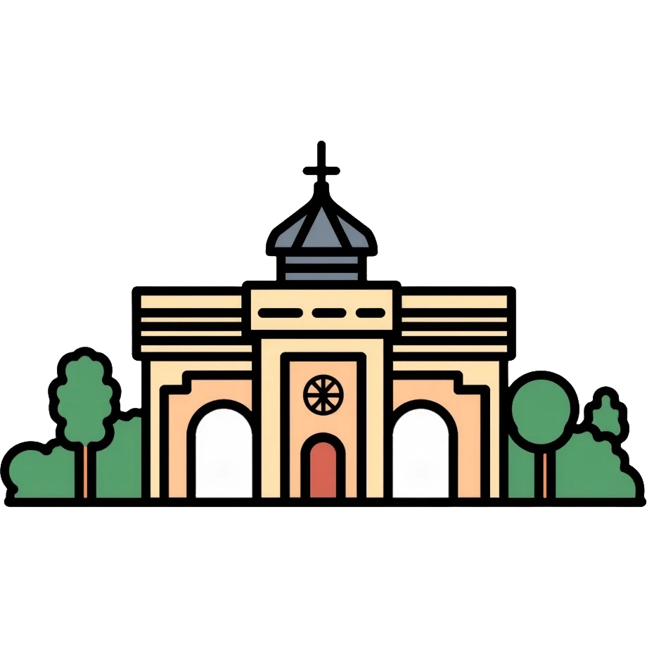 Minsk landmark, Gates of Minsk, Soviet architecture emoji