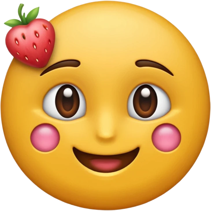 Красивый розовый чемодан с наклейками emoji