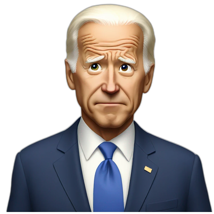 biden looking lost and confused emoji