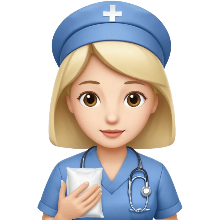 Nurse offering box of tissue











 emoji