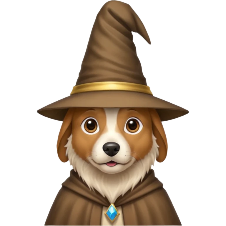 Dog wizard emoji