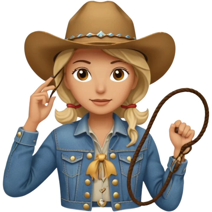 Cowgril emoji