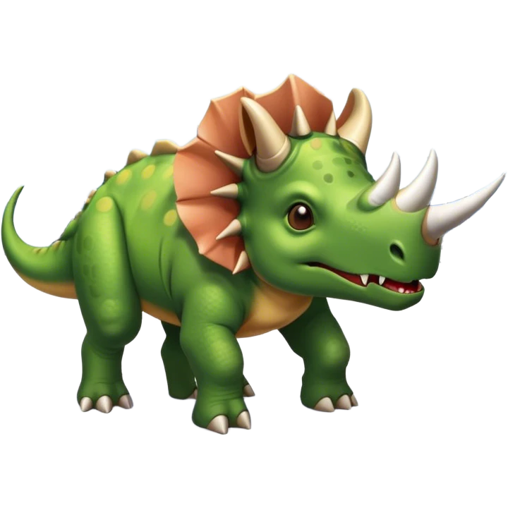 office triceratops in an airport emoji