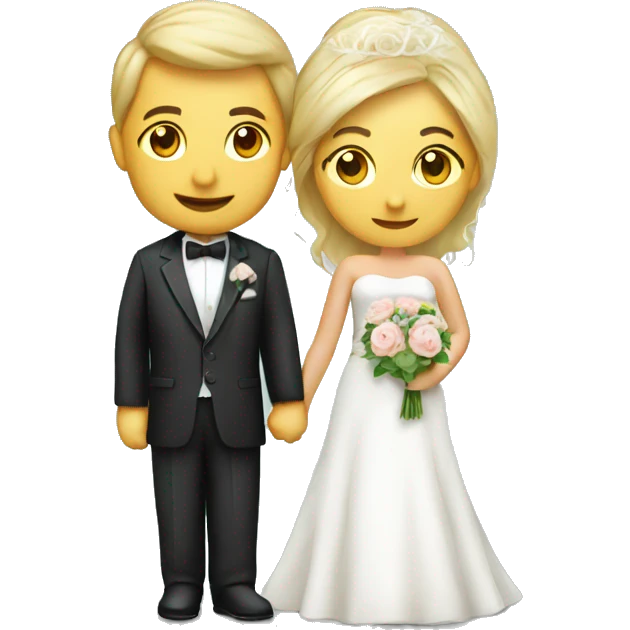 Wedding themed set emoji