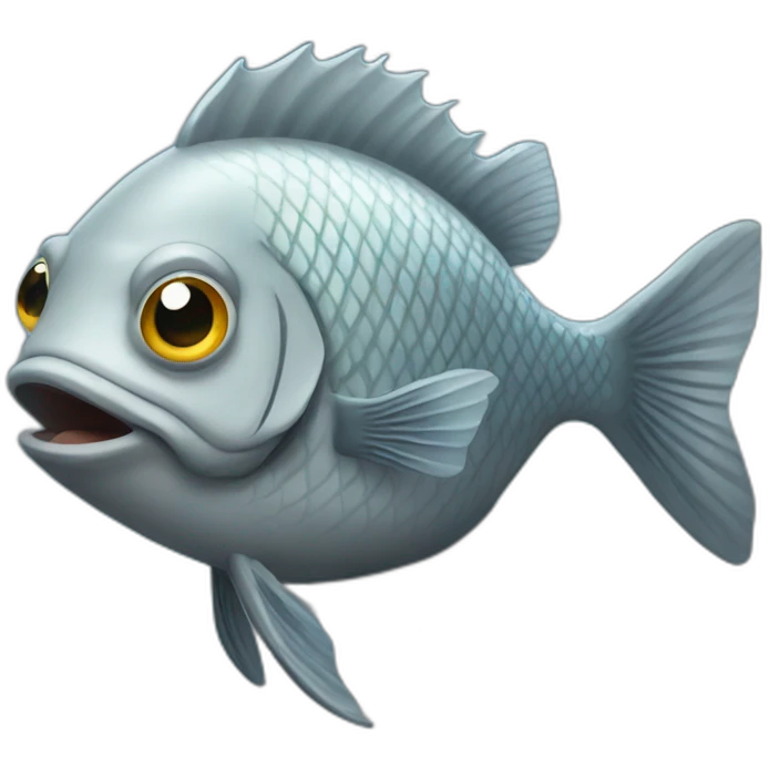 graying fish emoji