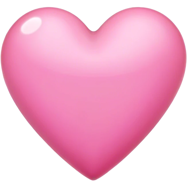 Pink heart emoji