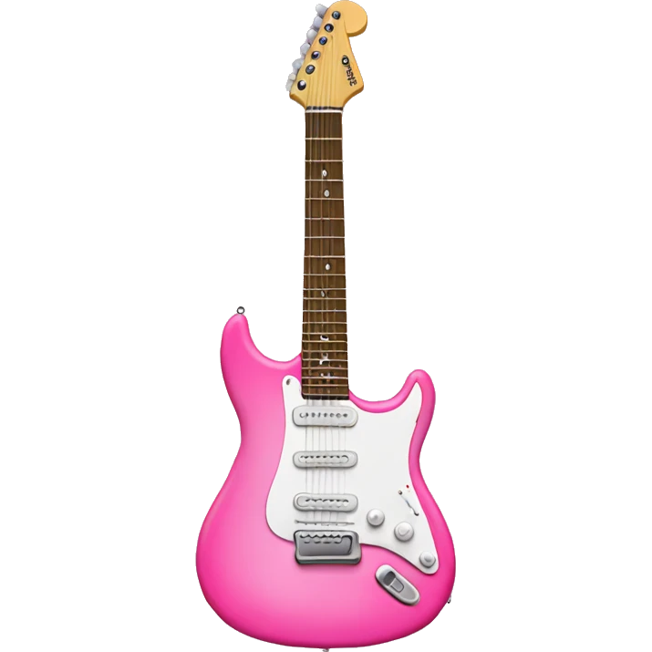pink electric guitar emoji