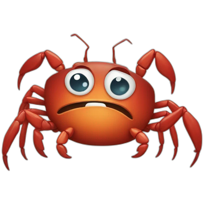 angry crab emoji