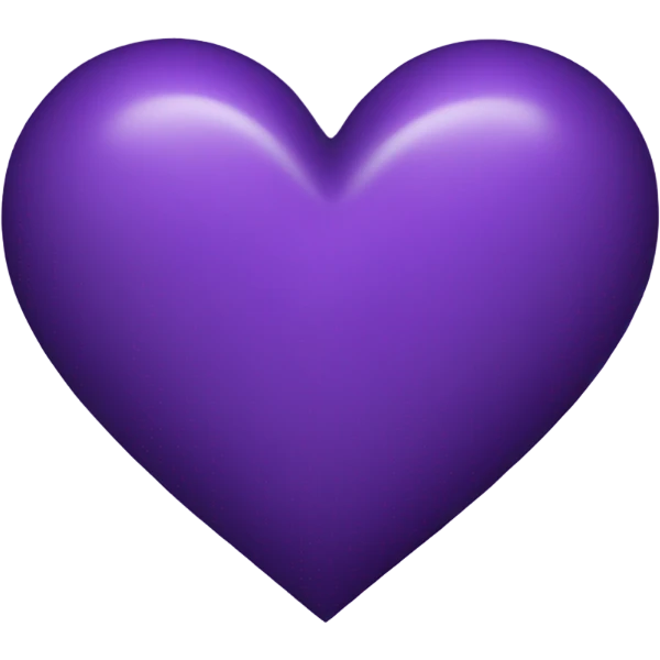 Dark Purple Heart  emoji
