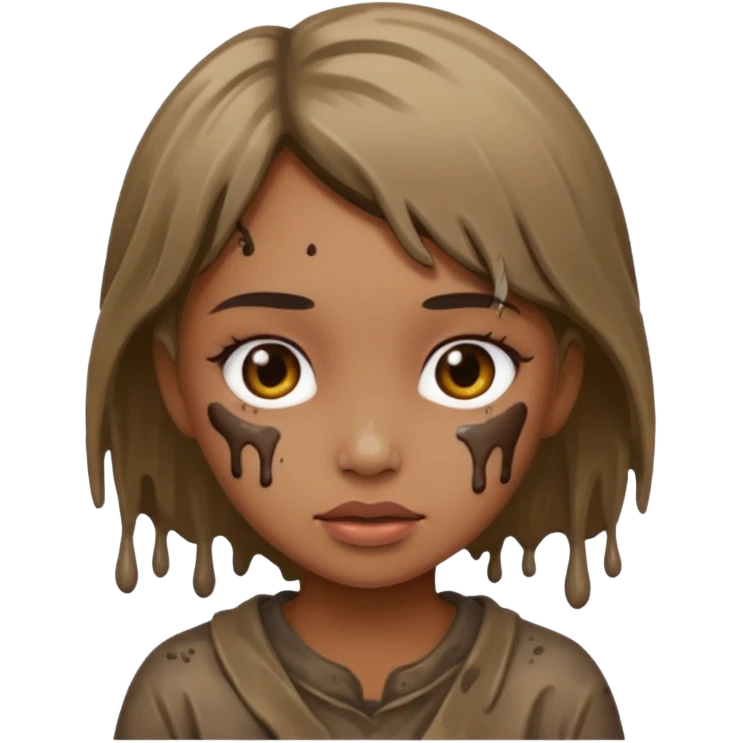 Muddy girl emoji
