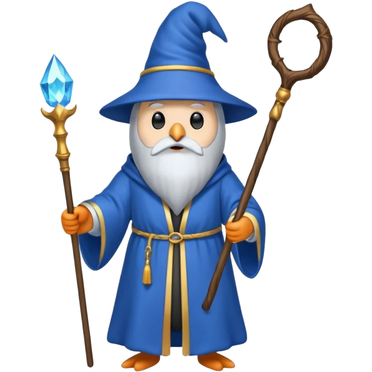 Penguin Wizard emoji
