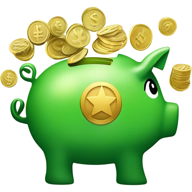 vision board of finance emoji
