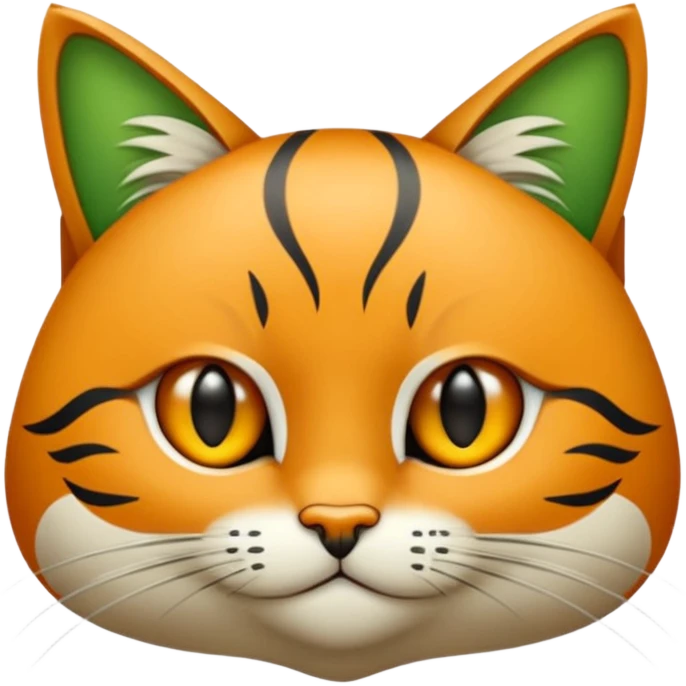 Uçan bir Kedi ve ve arkasından kovalayan bir cadı emoji