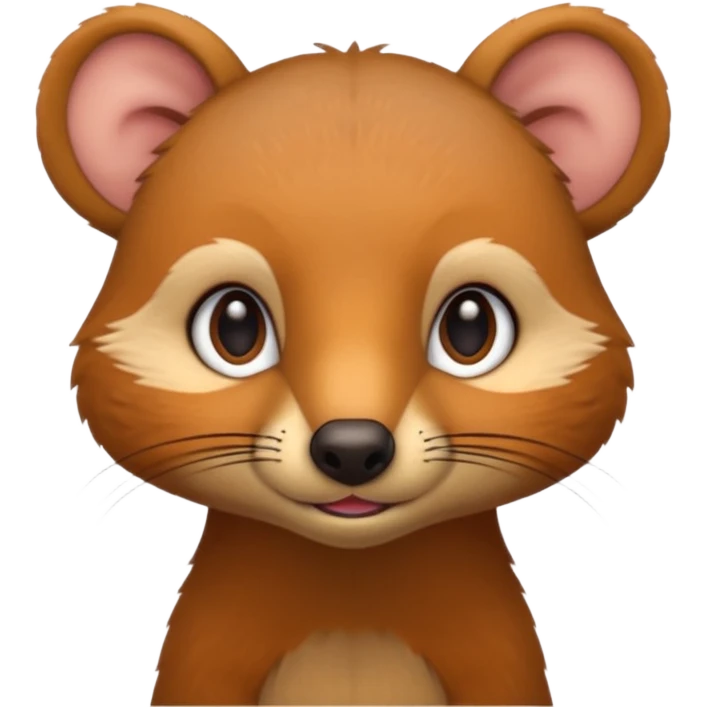Cute mongoose emoji
