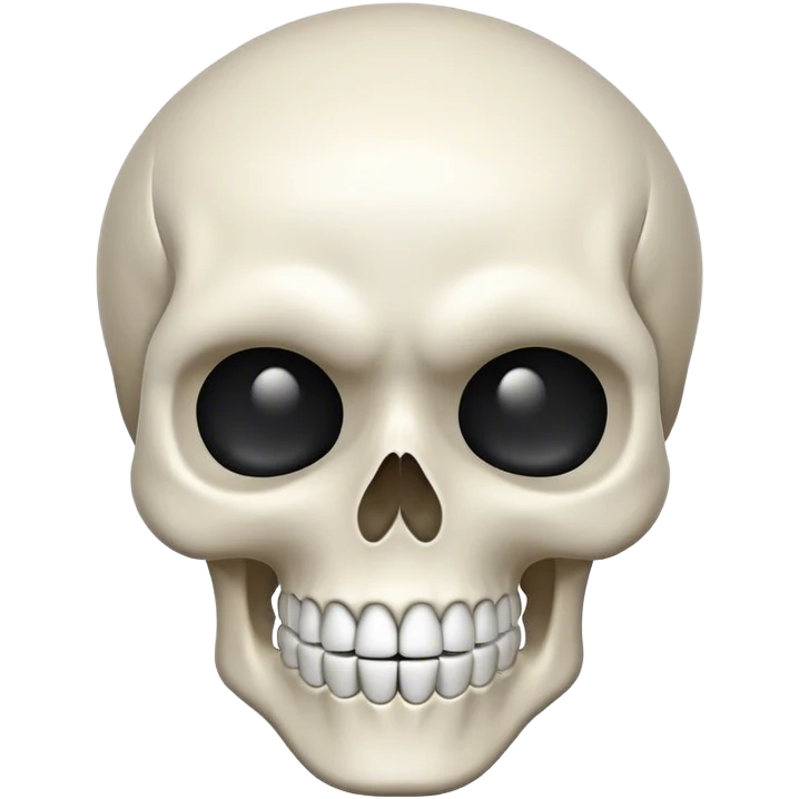 a skull emoji winking emoji
