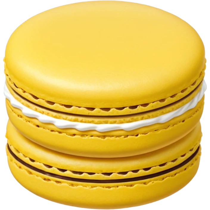 macaron jaune seul emoji