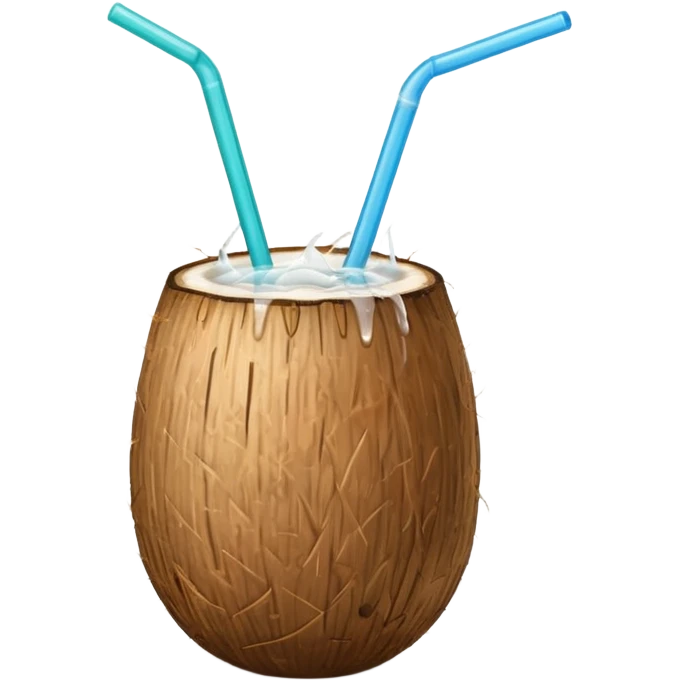 summer beach coconut drink emoji