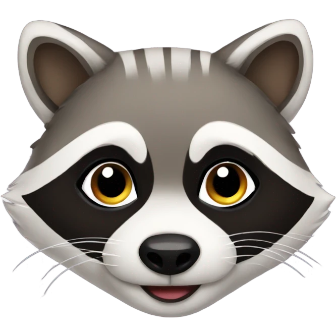 raccoon cute emoji