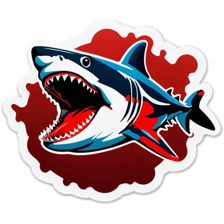 Shark bloody  emoji