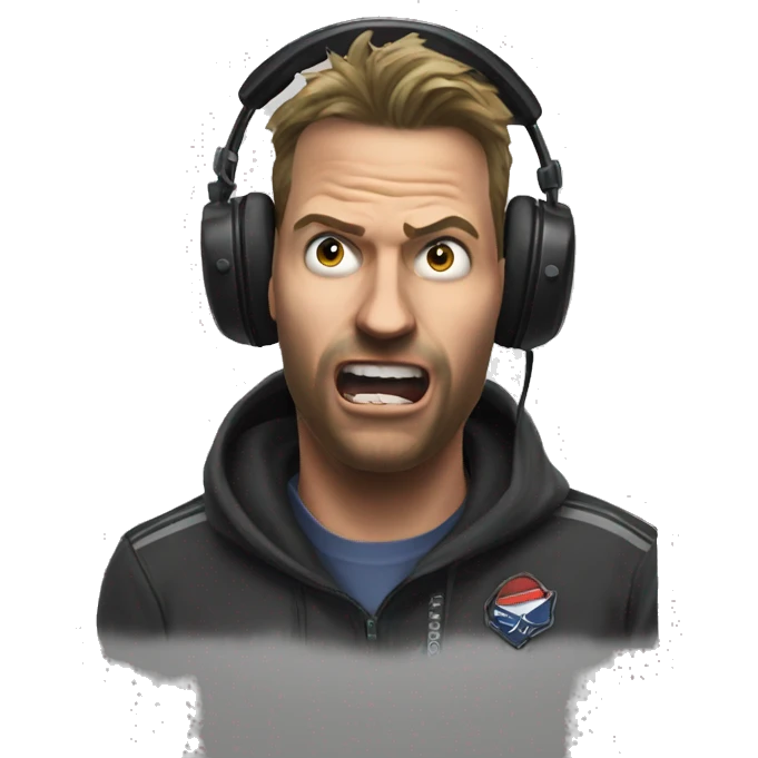 Streamer rages at cs go emoji