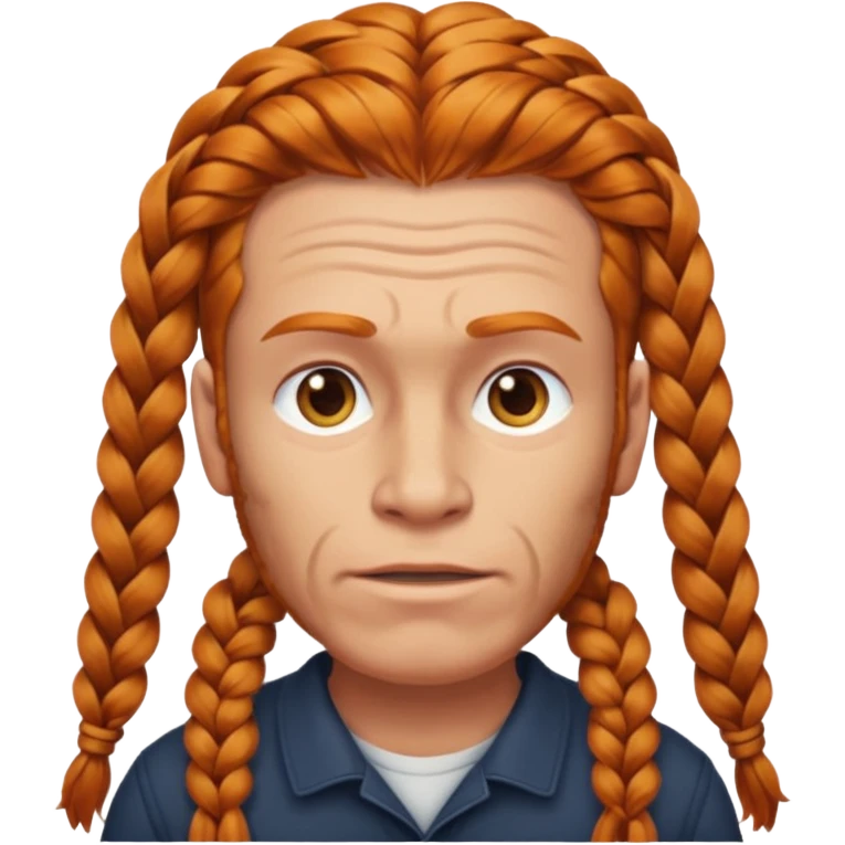 thick very hardginger braids man old emoji