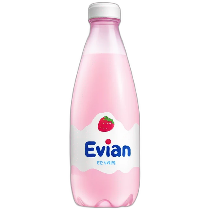 evian bottle emoji