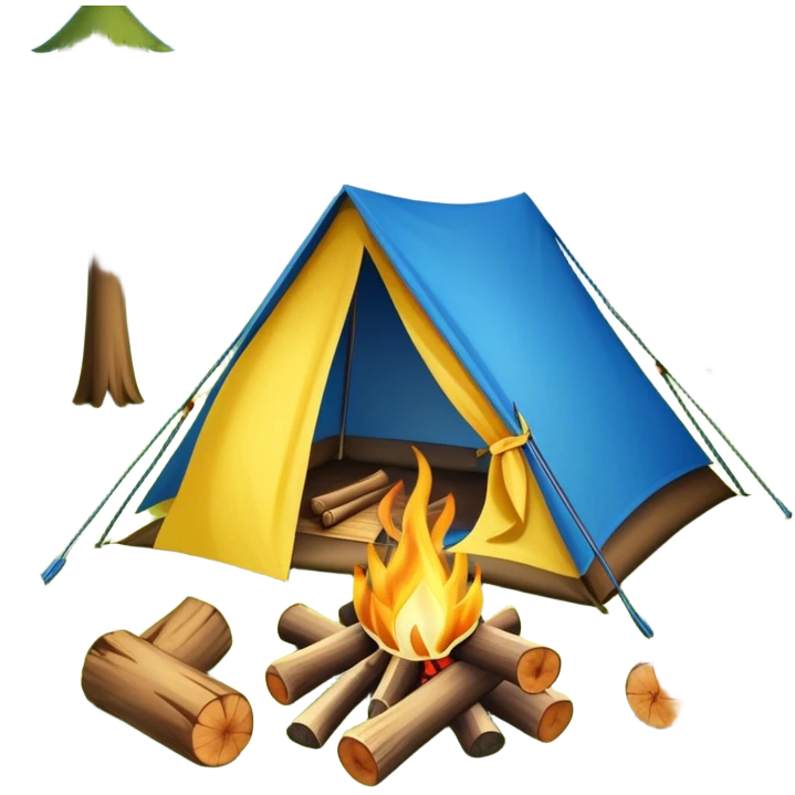 Campsite pitch emoji