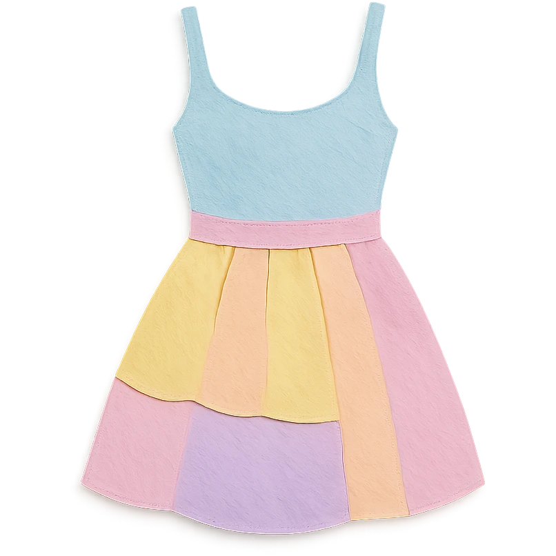 pastel-colored sundress emoji