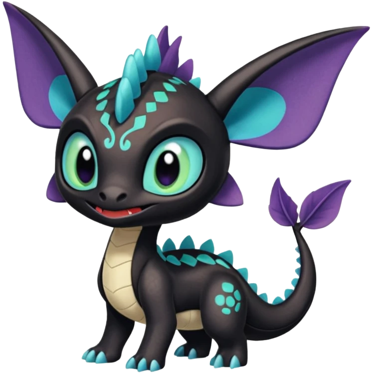 Meloetta-Amaura-Spyro-Toothless-Stitch-Pokémon-Fakémon-creature-hybrid emoji