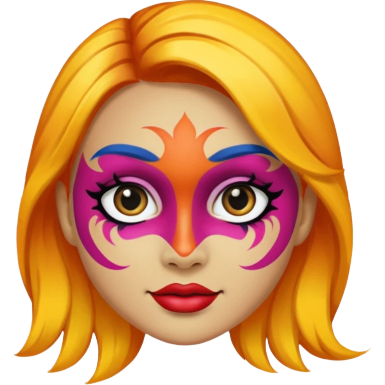 face painting emoji