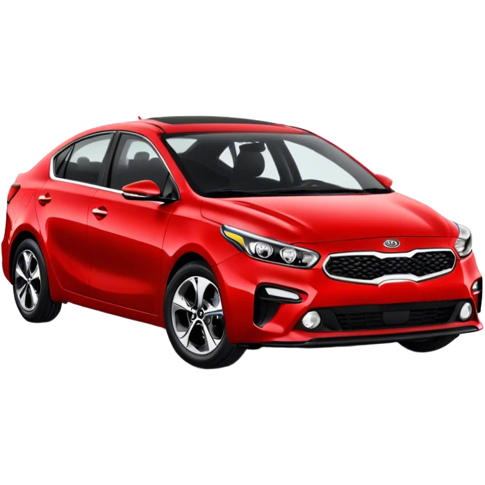 Red Kia forte 2019 emoji