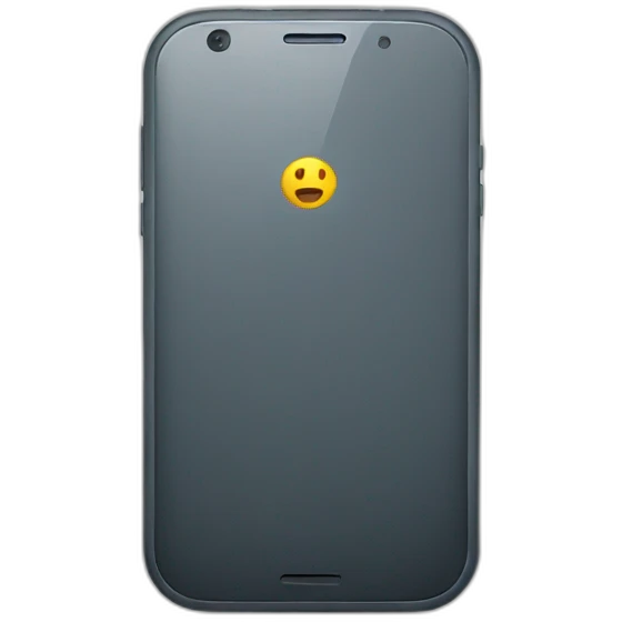 a smartphone turned off emoji