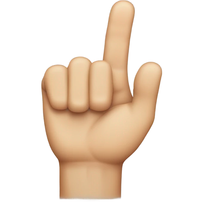 hand that shows rock up sign  emoji
