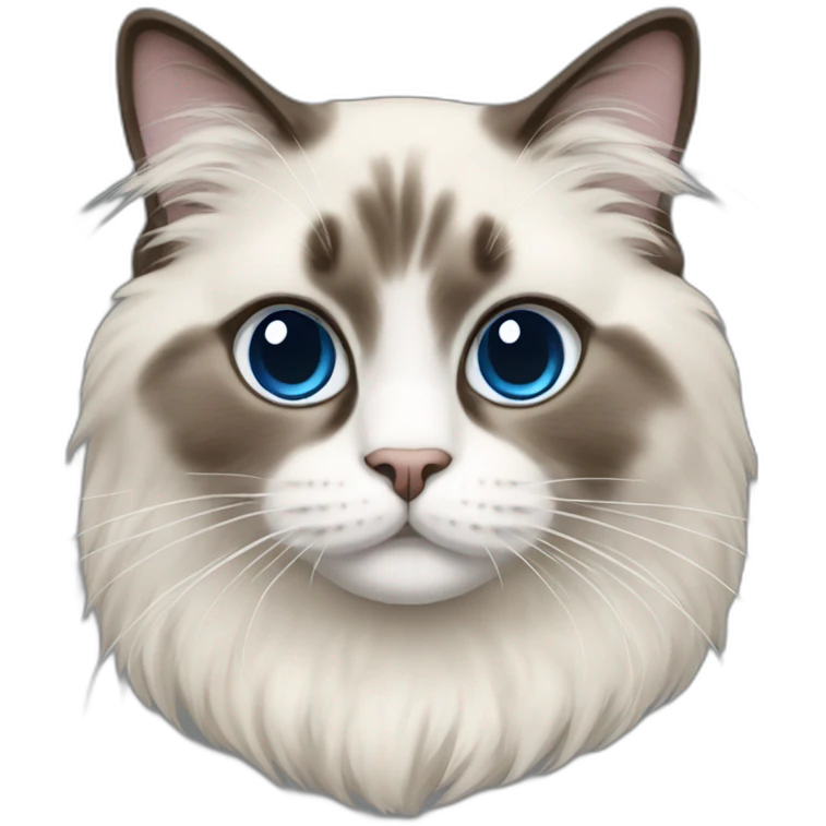 Ragdoll cat emoji