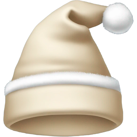 beige Santa Claus hat emoji