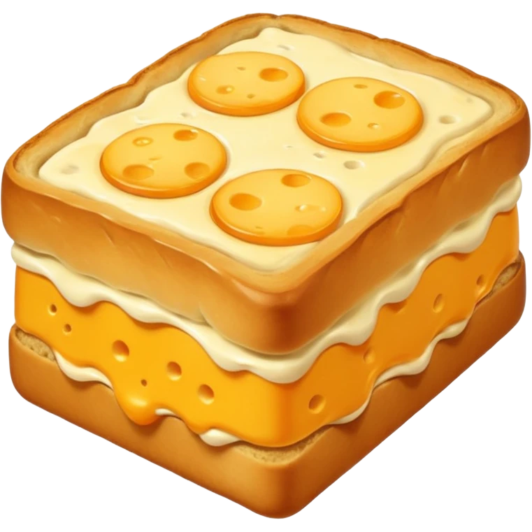 A bread on the cheese emoji