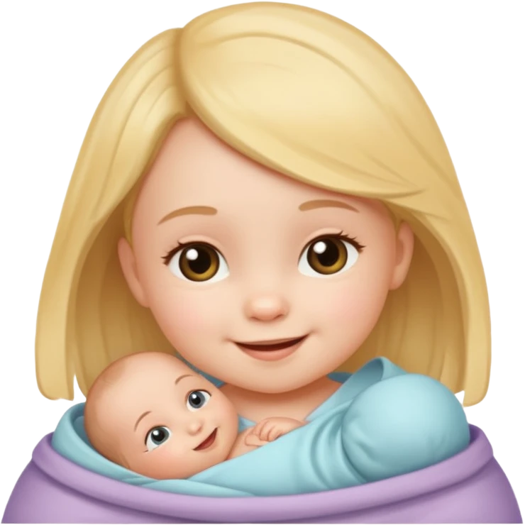 little newborn baby girl emoji