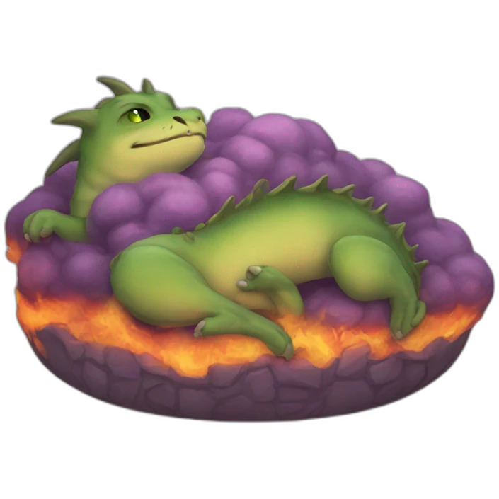 Dracaufeu_sleep emoji