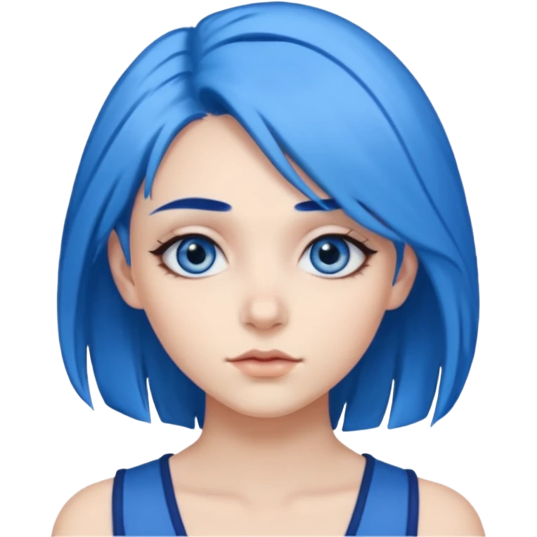 Tik tok mavi doğrukama  emoji