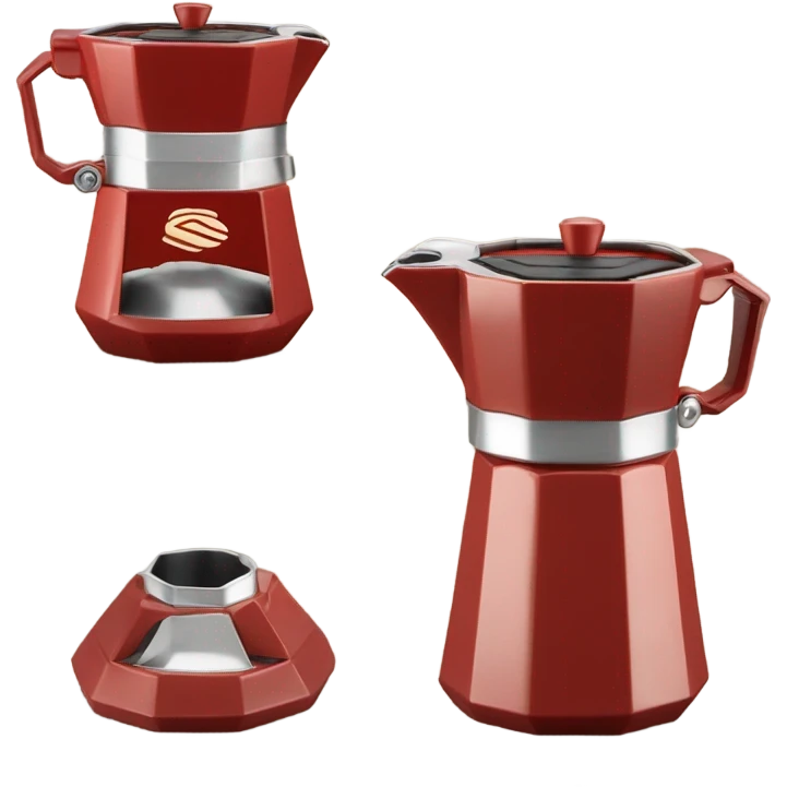 Red moka port emoji