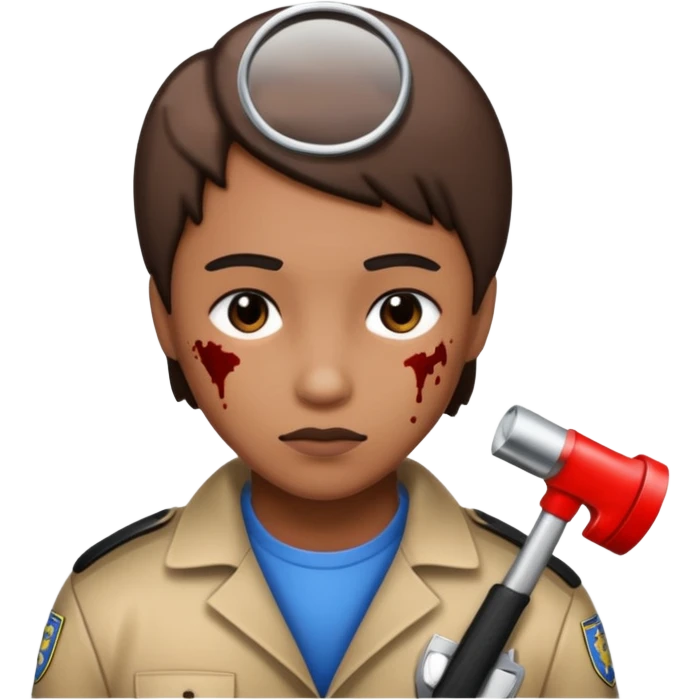 crime scene character drawing emoji