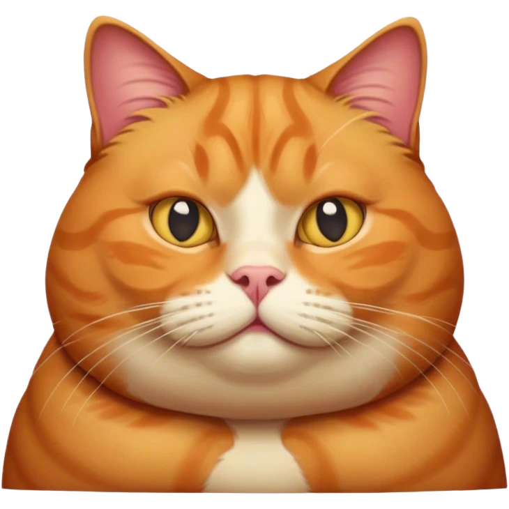 Fat cat  emoji